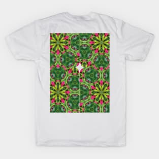 Unique hydrangea flower pattern. T-Shirt